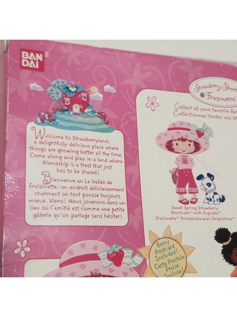 BANDAI Strawberry Shortcake 2002 Doll & Custard NIB Vintage - Picture 9 of 16